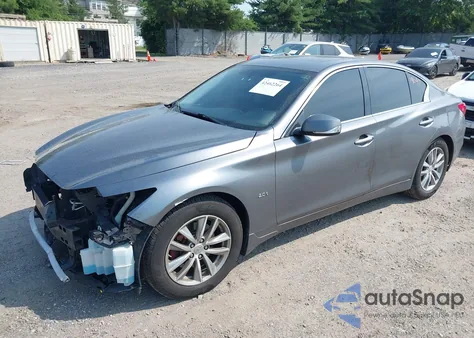 2017 Infiniti Q50 2.0T Base z USA, uszkodzony, nr VIN JN1CV7AR3HM681945